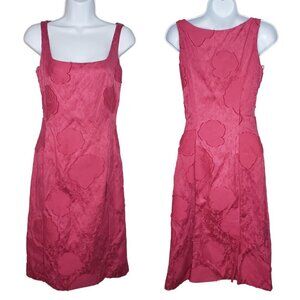Piazza Sempione Italy Sz 40 Pink Rose Textured Tank Dress(1528)